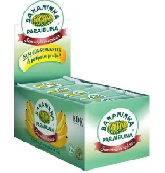Paraibuna Bananinha Sem Açúcar 20x3g (515g)